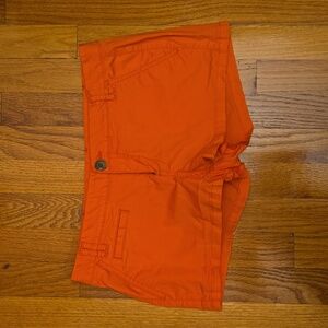 Express Bright Orange Shorts